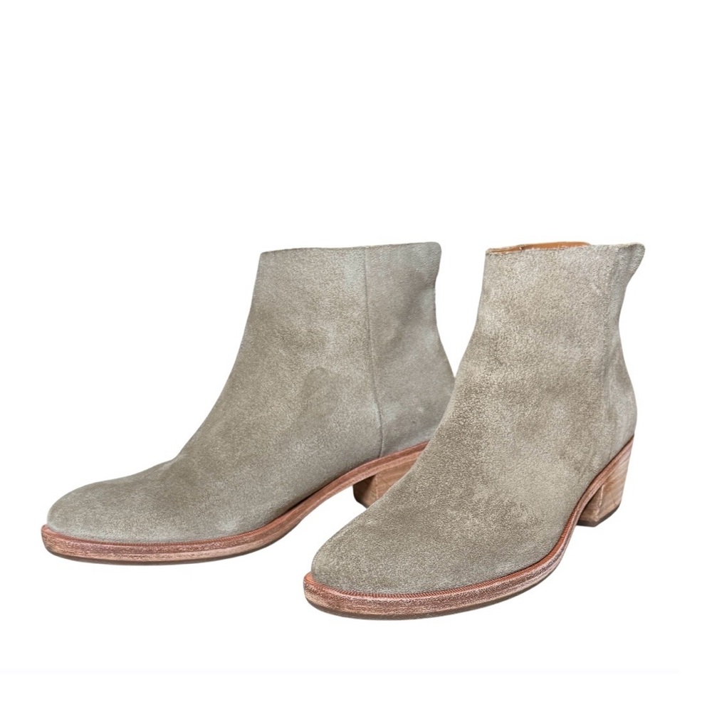 Kork-Ease Kecia‎ Ankle Tan/ Brown Suede Booties Size 7M